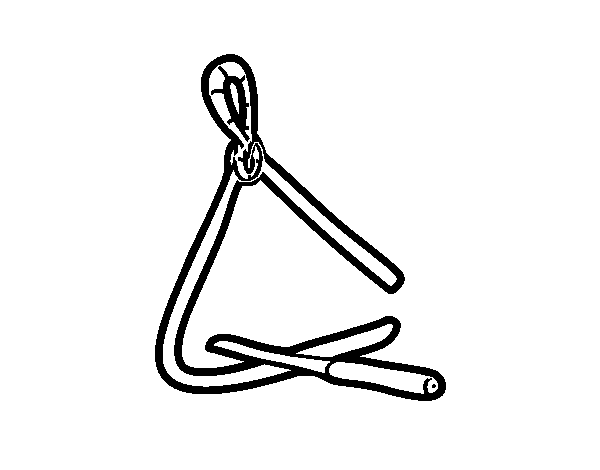 A Triangle coloring page