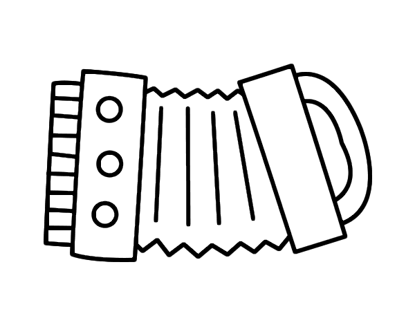 accordion coloring pages - photo #14