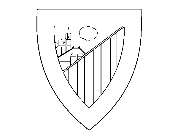 Athletic Club crest coloring page