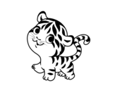 Dibujo de Baby tiger
