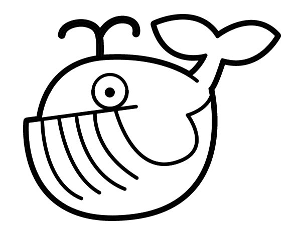 Baby whale coloring page - Coloringcrew.com
