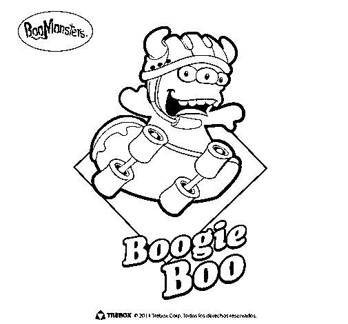 BoogieBoo coloring page
