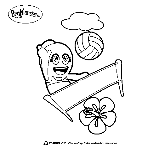 BooMonsters 6 coloring page
