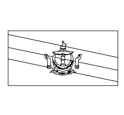 Brunei coloring page
