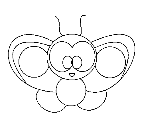 Butterfly 2 coloring page