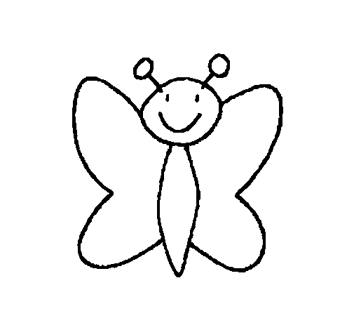 Butterfly 7 coloring page