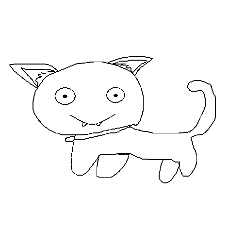 Cat III coloring page