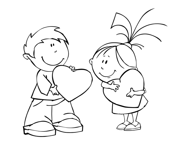 valentine coloring pages spanish - photo #16