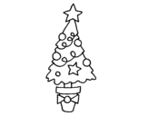 Dibujo de Christmas fir