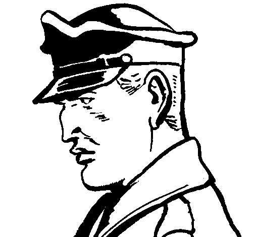 Colonel coloring page