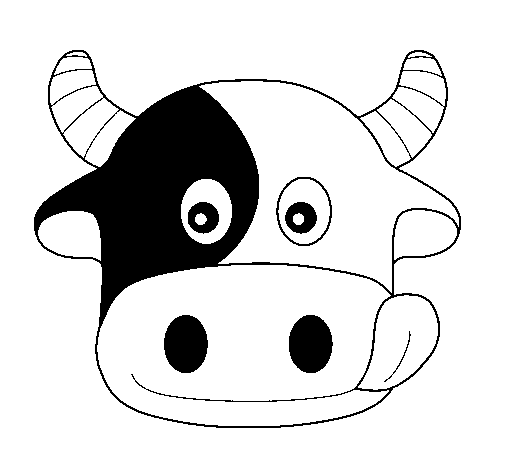 Cow 6 coloring page