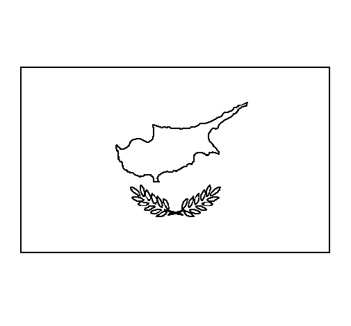 Cyprus coloring page