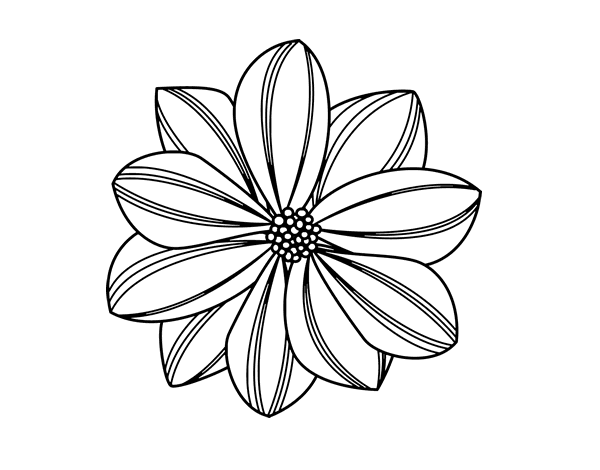 daisy flower coloring pages - photo #31