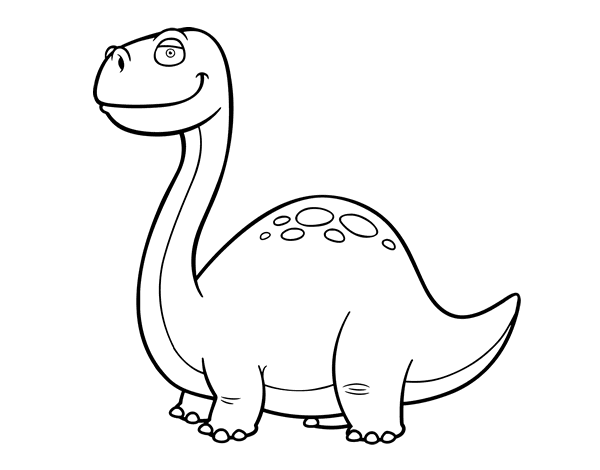 Diplodocus Dinosaur coloring page - Coloringcrew.com