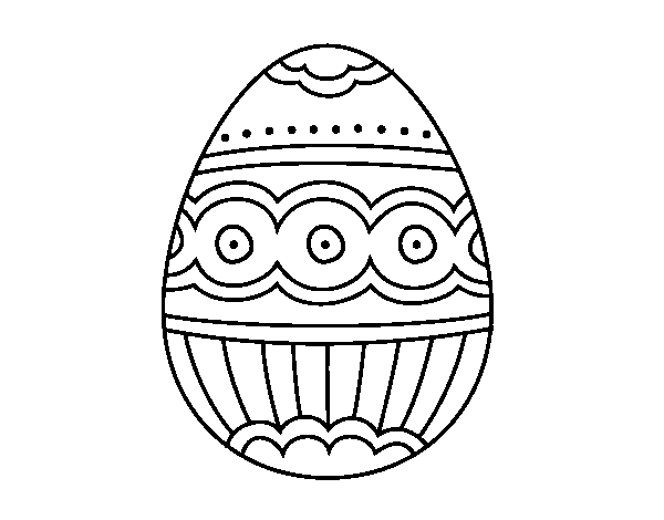 Fabergé egg coloring page