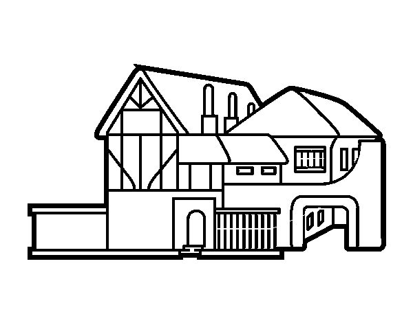 Factory coloring page