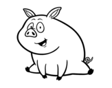 Dibujo de Farm pig