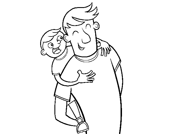 Father's Day coloring page