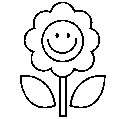 Flower 2 coloring page