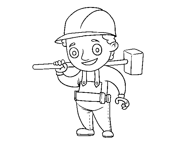 Foreman coloring page
