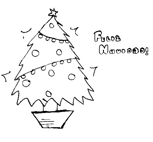 Happy Christmas 2 coloring page