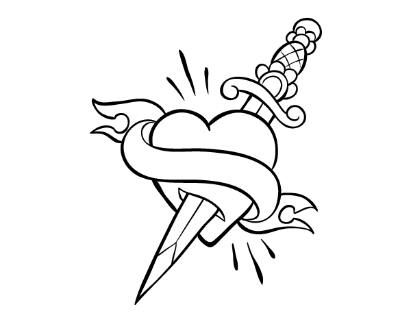 tattoo coloring pages - photo #18