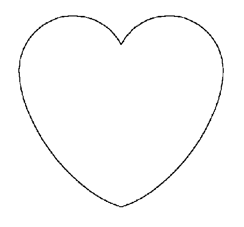 Heart coloring page - Coloringcrew.com