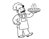 Dibujo de Italian chef