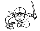 Dibujo de Japanese ninja