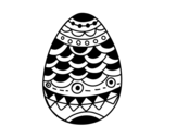 japanese-style easter egg coloring page