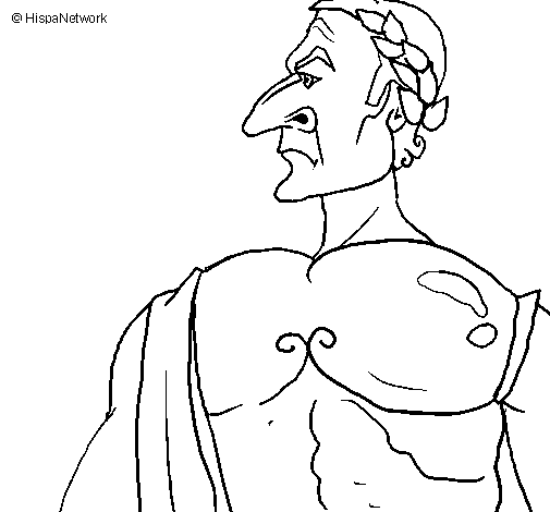 Julius Caesar coloring page