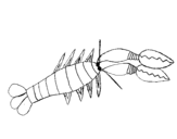Dibujo de Lobster sea
