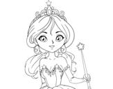 Dibujo de Magic princess