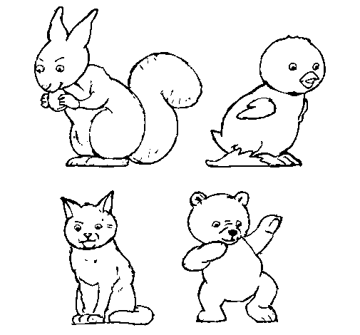 More farm animals coloring page