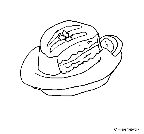 Moussaka coloring page