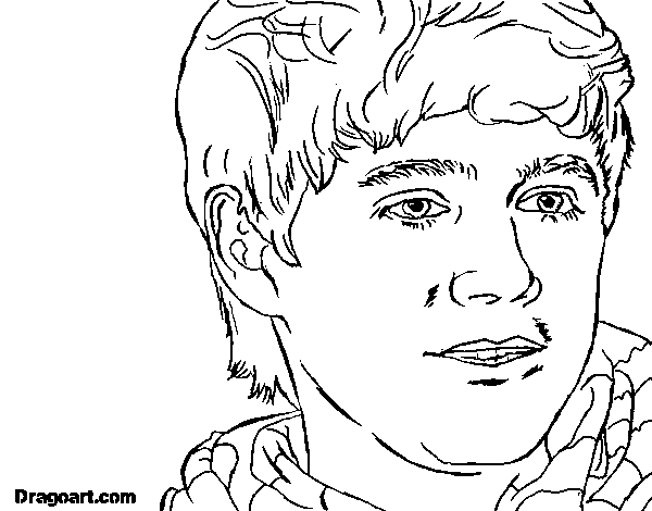 Naill Horan 2 coloring page