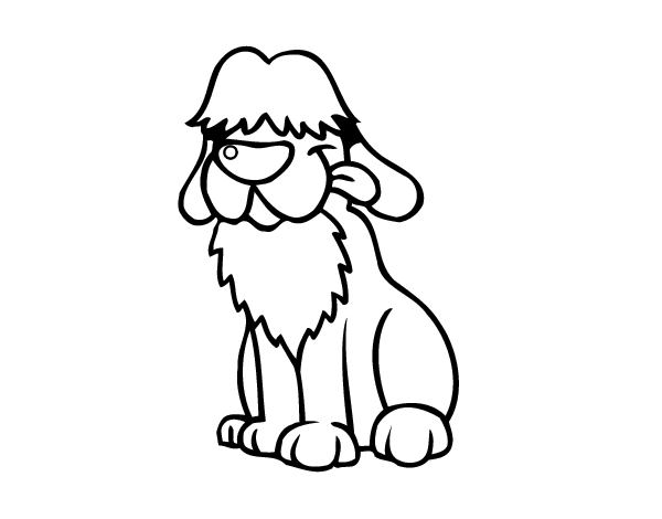 old english sheepdog coloring pages - photo #5