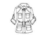 Parka coloring page