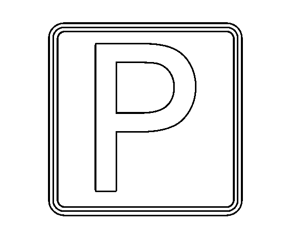  Parking coloring page