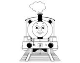 Percy the engine coloring page