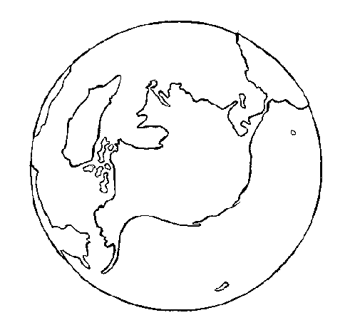 Planet Earth coloring page - Coloringcrew.com