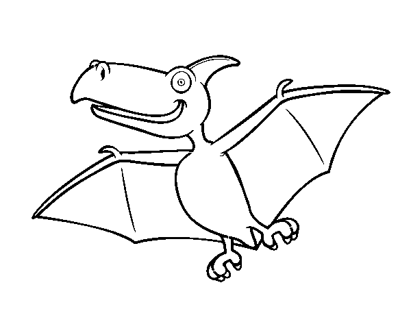 Pterodactylus coloring page
