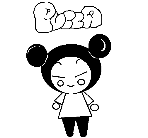Pucca 2 coloring page
