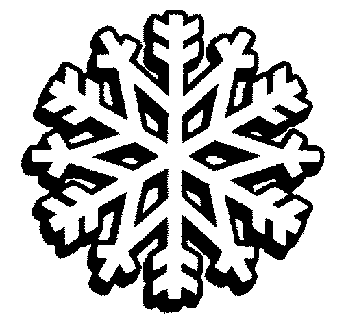 Snowflake coloring page