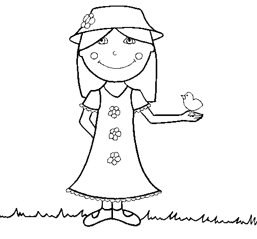 Spring III coloring page