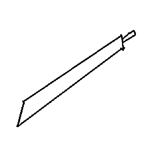 Sword coloring page