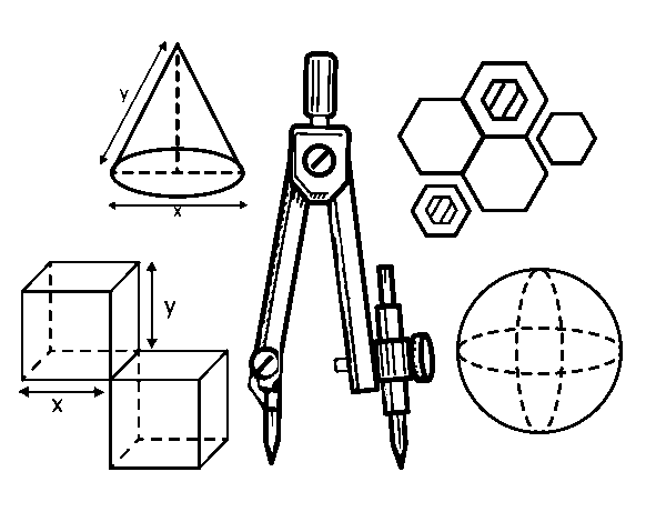 Technical drawing coloring page