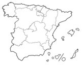 Dibujo de The Autonomous Communities of Spain
