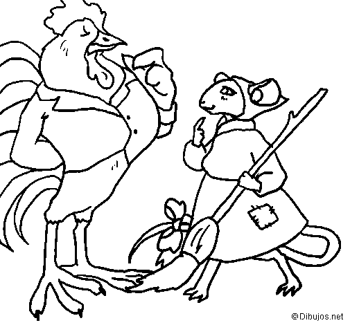 The vain little mouse 13 coloring page