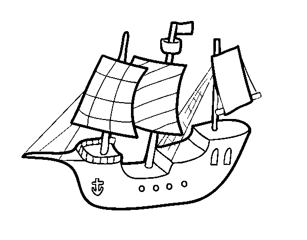 Toy Boat coloring page
